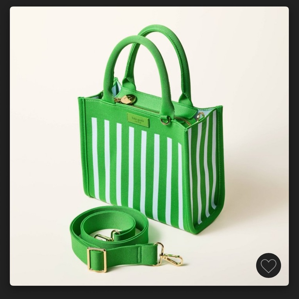 Kate Spade x Target Green Striped Women's Bag